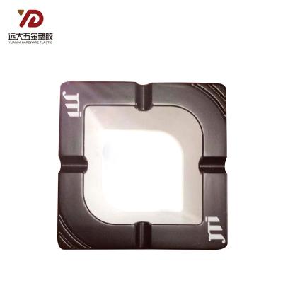 China Custom Decor Metal Zinc Aluminum Alloy Metal Round Square Luxury Home Logo Cigar Portable Smoking Ashtray for sale