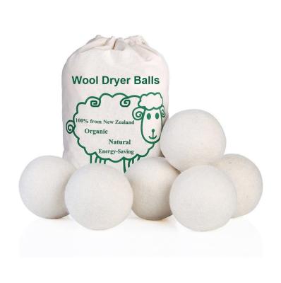 China Stock OEM Wool Dryer Cleaning Balls Can Customized Logo Laundry Balls Wool Dryer Balls for sale