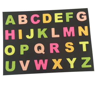 China Self Adhesive Custom Kids Gift Creative Alphabet Letter Shaped Cute Stickers Love Sticky Note Set for sale