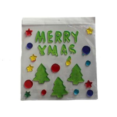 China Christmas Decorative Custom Kids Style Holiday Sticker Window Decoration Magic Gel Clings Jelly Sticker for sale