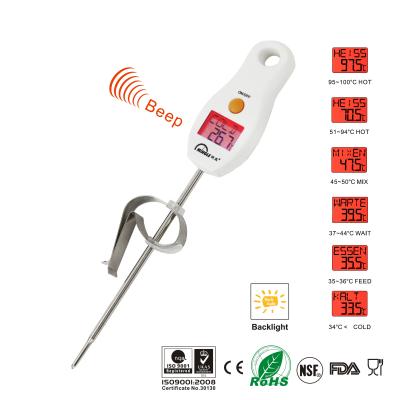 China Backlight LCD Cooking Thermometer For Liquids , Smart Food Thermometer Easy To Use for sale