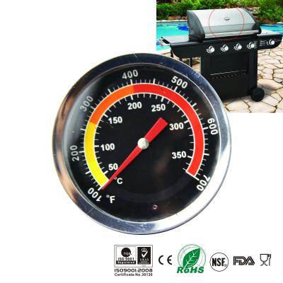 China Smoking BBQ Roasting Grill Oven Thermometer , Grill Meat Thermometer Highly Safe for sale