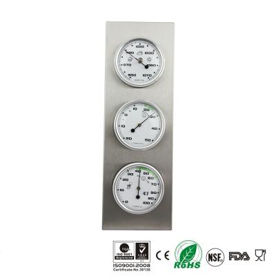 China Stainless Steel Material Calibrated Temperature And Humidity Monitor 350g Light Weight for sale