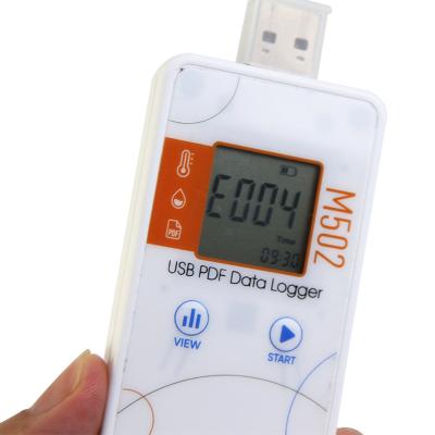 China High Accuracy Mingle Thermometer USB Temperature Humidity Data Logger Recorder for sale