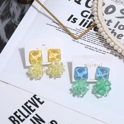 China Simple Fashion New Style Flower Earrings Ethnic Personality Earrings for sale