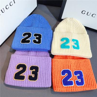 China Lady COMMON winter hat wool hat and velvet knitted warm and cold thick ear muffler integrated two sets for sale