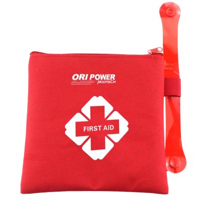 China Polyester Mini First Aid Bag Travel Kit Small First Aid Kit Outdoor Promotion Useful Gift Power Ori for sale