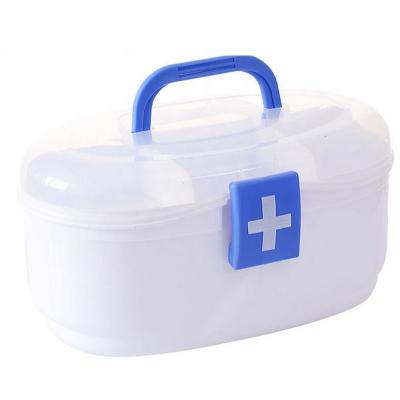 China Qualified transparent clear plastic box 100% profession wholesale home emergency pp nylon first aid ori power for sale