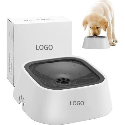 China Sustainable Amazon Hot Selling Portable Pet Floating Bowl Splash Proof Not Wet Water Bowl Non-slip Non-wet Beard Pet Drinking Bowl for sale