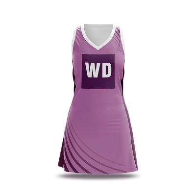 China RIMS OEM Logo Sublimation Digital Printing Netball Dresses Tennis Wear for sale