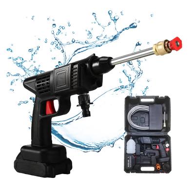 China Car Washing Machine Water Spray Gun Wash Station Cordless Portable High Pressure Washer Lithium Battery Car Washer for sale