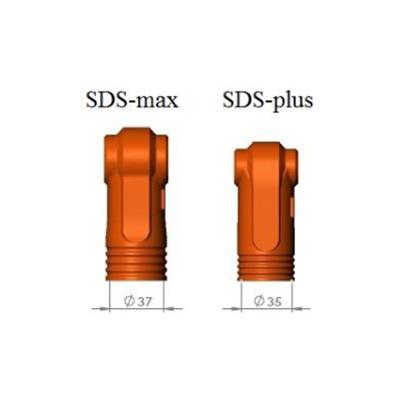 China Special Hot Selling Full Tungsten Cement Ceiling Vacuum Drill Bit 2 Steel Head Vacuum Bit 2 Cutter Bit Over SDS/Max for sale