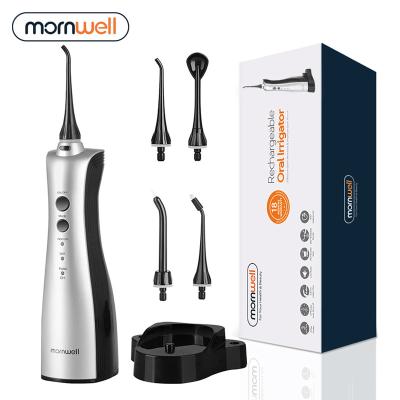 China Car Mornwell 150ML Irrigator Water Flosser Oral Refillable Teeth Clean Portable Dental Inductive Water Jet Filler for sale