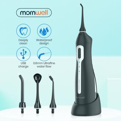 China Mornwell 150ML Electric Oral Water Dental Car Flosser Irrigator USB Rechargeable Water Jet IPX7 3 Modes Waterproof For Home Travel for sale