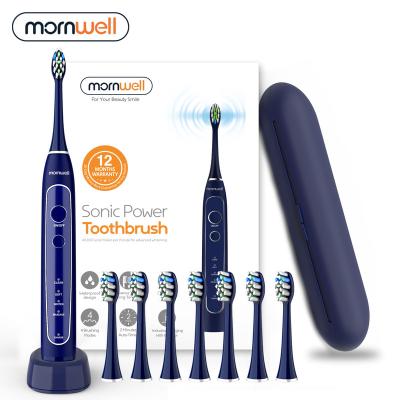 China 2 Minute Timer Mornwell China Private Label Adult Whiten Travel Intelligent Sonic Technology Electric Toothbrush Smart for sale