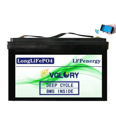 China BOATS accept custom capacity lifepo4 wheelchair battery 12v 100ah for sale