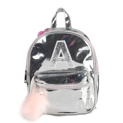 China Hot Selling RFID Glittler Embroidery Letters Backpack With Tassel Kid Backpack for sale