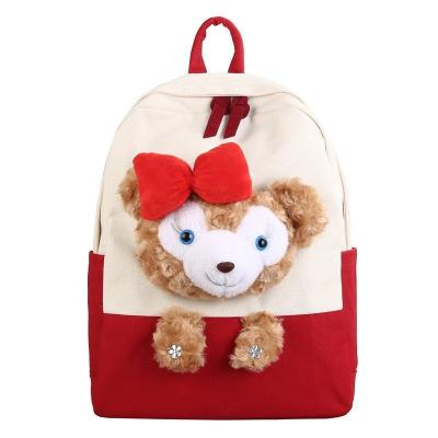 China Cartoon anti-theft cute plush animal backpack for student plush toy custom bag for girl women plush doll backpack for sale