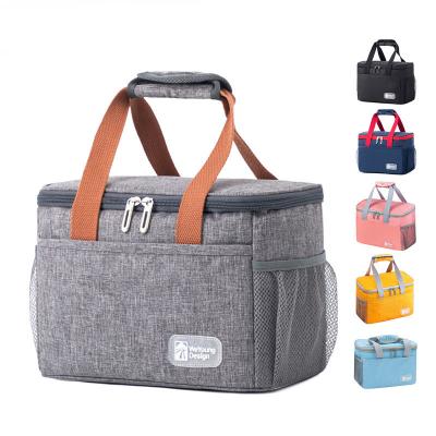 China Large Size Waterproof Handle Insulated Cooler Lunch Bag 2022 Portable Lunch Bags For School Kids Hot Sale Lunch Bag for sale