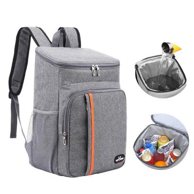 China Fashion Waterproof Thermal Cooler Bag Insulated Lunch Cooler Bag For Picnic Beach Large Capacity Picnic Backpack for sale