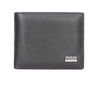 China OEM Genuine Leather Triple Money Men's Wallet With Coin Pocket Wallet With Coin Pocket for sale