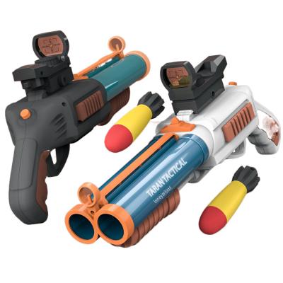 China RPGRocket Laucher Throwing Son Laifu Boy Single Shot Double Shot Toy New Electronic Dual Sound Gun Children's Toy for sale