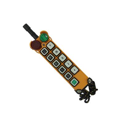 China Waterproof F24-10d Telecrane F24-10D 10 Buttons Dual Speed ​​Industrial Radio Remote Control For Overhead Crane for sale