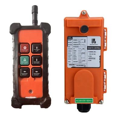 China Water proof F21-E1B six key controller industrial wireless remote hoist electric hoist for sale