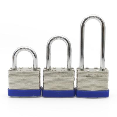 China High Security Steel Security Waterproof Laminated Padlock, Laminated Padlock Lock, Heavy Duty Key Industrial Padlock for sale