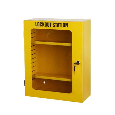 China For Safety Lockout QVAND Equipment Security Box, Metal Labor Safety Wall Mounted Lockout for sale