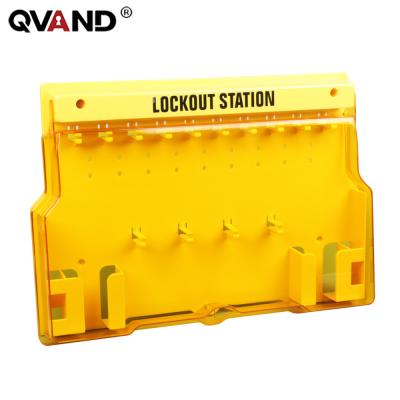 China For Mark Group Lock Station Security Lockout QVAND Equipment Security, Lock Padlock Wall Mounted Station for sale