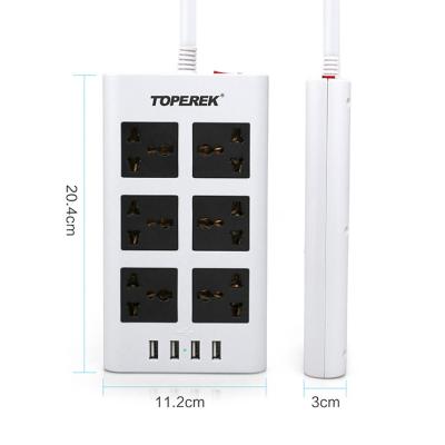 China New Design Residential / General Purpose Customized Smart Universal Power Strip With USA Plug for sale