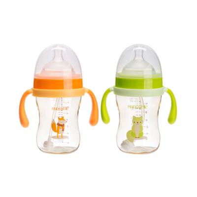 China BPA free 200ml Anpei 2020 brand new high quality super wide caliber ppsu baby bottles silicone for sale