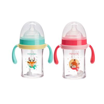 China BPA Free Factory Exports Ultra Size Mouth 180ML High Temperature Resistant Tritan Baby Bottles for sale