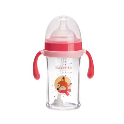 China BPA Free High Quality Ultra Wide Mouth 230ML Tritan High Temperature Resistant Nursing Bottle for sale