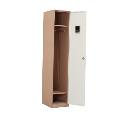 China Durable Hot Sale Single Door Clothes Locker Staff Manufacturing Customized Employee Metal Locker With Cheap Price for sale