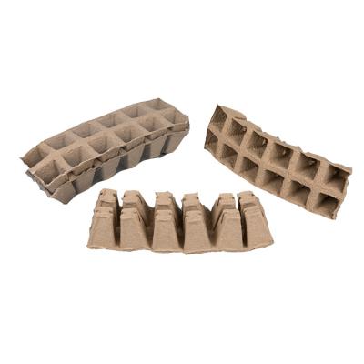 China Eco-friendly Nursery Tray Seed Planting Tray 2X6 Cell Seedling Paper Biodegradable Planting Pots for sale