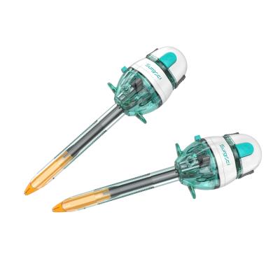 China CER markierte 10mm Durchmesser Laparoscopic flügeliges Wegwerftrocar zu verkaufen