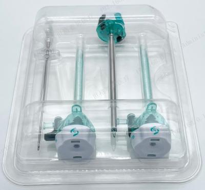 China 5mm Wegwerflaparoskopie optischer Satz Trocar Kit Single Port Surgical Trocar zu verkaufen