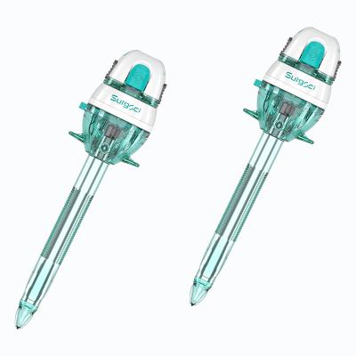 China 12mm Sichtspitze Laparoscopic optisches Wegwerftrocar und Cannula zu verkaufen