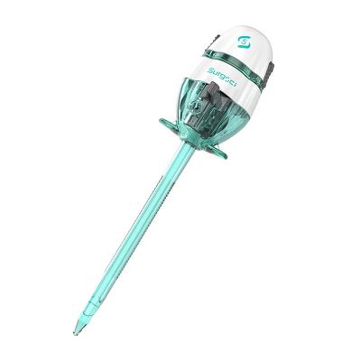 China 5mm Single Use Plastic Trocar and Canula Bladeless Laparoscopic Trocar for sale