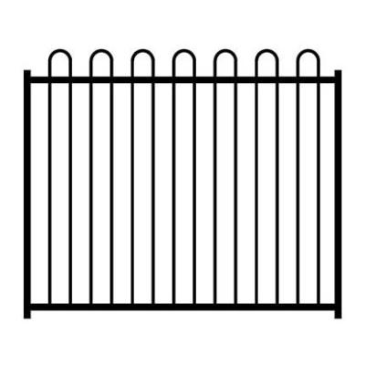 China Easily Assembled Wide Range Of Colors Beauty School Decorative Steel Durable Fence for sale