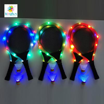 China Newest Non-Toxic Hot Selling Toys Racket Badminton Set With Lights Outdoor Sports Toys For Children H168 for sale