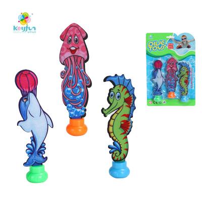 China Water play set outdoor sport toy dive toys kids novelty animal swimming toy H130502 for sale