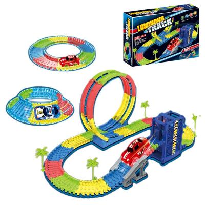 China Educational Toys.DIY Toys Hot Sale 2022 Educational Toy Track Building Block Car Race Car Track For Children H135326 for sale