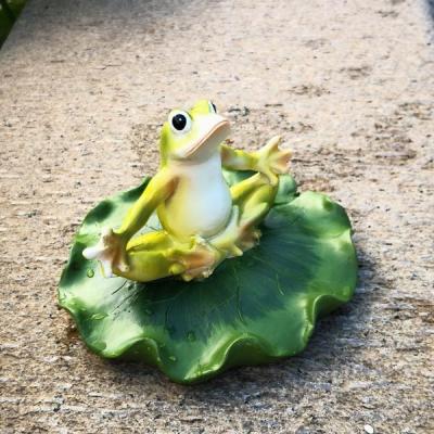 China The other sculpture art decorative sculpture frog outdoor floating figure,lifa factory resin figurines statue gift craft for sale