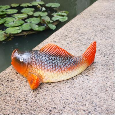 China Other Hot Selling Custom Resin Craft Garden Decor Pond Decoration, Personalized Colorful Sculpture Ornament Fish Animal Statue for sale