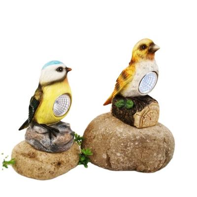 China China Hot Selling Outdoor Bird Resin Products Garden Lights, Factory Cheap New Solar Lights Outdoor Light Products for sale