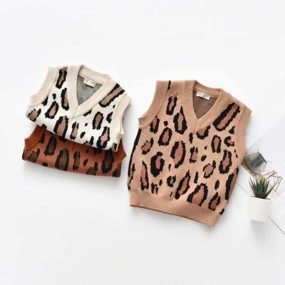 China 2021 wholesale anti-shrink fashion sweater designer leopard print korean sweater for sale