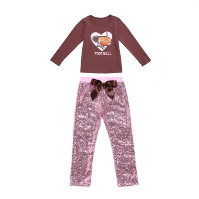 China Lovely sweet football pattern dress up set from Autumn Children's Boutique for sale